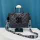 Black Casual Simplicity Letter Patchwork Bags