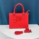 Red Casual Simplicity Letter Patchwork Bags
