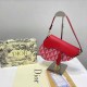 Red Casual Street Letter Geometric Patchwork Asymmetrical Bags