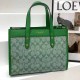Green Casual Street Letter Geometric Patchwork Zipper Bags