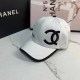 White Casual Street Letter Embroidered Hat