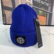 Blue Casual Simplicity Letter Patchwork Hat