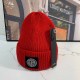 Red Casual Simplicity Letter Patchwork Hat