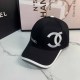 Black Casual Street Letter Embroidered Hat