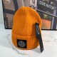 Orange Casual Simplicity Letter Patchwork Hat