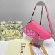 Rose Pink Casual Street Letter Geometric Patchwork Asymmetrical Bags