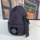 Grey Casual Simplicity Letter Patchwork Hat