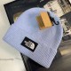 Baby Blue Street Simplicity Letter Patchwork Hat