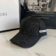 Black Casual Street Letter Patchwork Hat