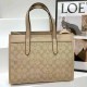 Light Khaki Casual Street Letter Geometric Patchwork Zipper Bags