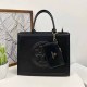 Black Street Simplicity Letter Patchwork Bags