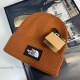 Brown Street Simplicity Letter Patchwork Hat