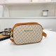 Brown Casual Street Letter Zipper Bags