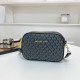 Black Casual Street Letter Zipper Bags