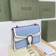 Baby Blue Casual Simplicity Geometric Patchwork Chains Bags