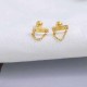 Gold Street Simplicity Geometric Chains Earrings