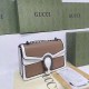 Deep Coffee Casual Simplicity Geometric Patchwork Chains Bags