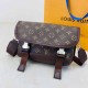 Coffee Casual Street Letter Patchwork Bags