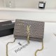 Grey Casual Simplicity Letter Chains Bags