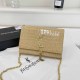 Light Khaki Casual Simplicity Letter Chains Bags