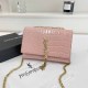 Pink Casual Simplicity Letter Chains Bags