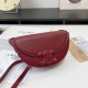 Burgundy Casual Street Geometric Patchwork Bags
