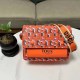 Orange Casual Street Letter Patchwork Bags
