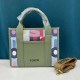 Green Casual Simplicity Letter Patchwork Bags