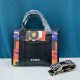 Black Casual Simplicity Letter Patchwork Bags