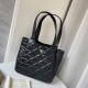 Black Casual Simplicity Letter Patchwork Bags