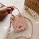 Pink Daily Simplicity Letter Patchwork Bags