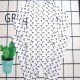 White Vacation Print Zipper Swimwears