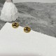 Black Simplicity Letter Patchwork Earrings