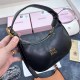 Black Casual Simplicity Letter Zipper Bags