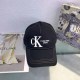 Black Street Simplicity Letter Patchwork Hat