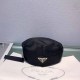 Black Street Simplicity Letter Patchwork Hat