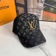 Black Street Daily Letter Patchwork Hat