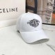 White Casual Street Letter Patchwork Hat