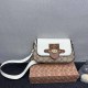 White Daily Simplicity Letter Patchwork Bags