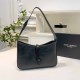 Black Daily Simplicity Letter Patchwork Zipper Bags