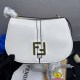 White Vintage Simplicity Letter Patchwork Bags