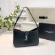 Black Silver Daily Simplicity Letter Patchwork Zipper Bags