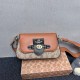 Brown Daily Simplicity Letter Patchwork Bags