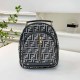 Black Gray Street Daily Letter Zipper Bags