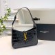 Black Gold Daily Simplicity Letter Patchwork Zipper Bags