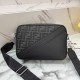 Black Street Daily Letter Patchwork Zipper Bags