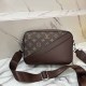 Coffee Street Daily Letter Patchwork Zipper Bags