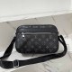 Black Street Daily Letter Zipper Bags