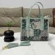 Light Green Vintage Geometric Patchwork Bags