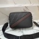 Multicolor Street Daily Letter Patchwork Zipper Bags